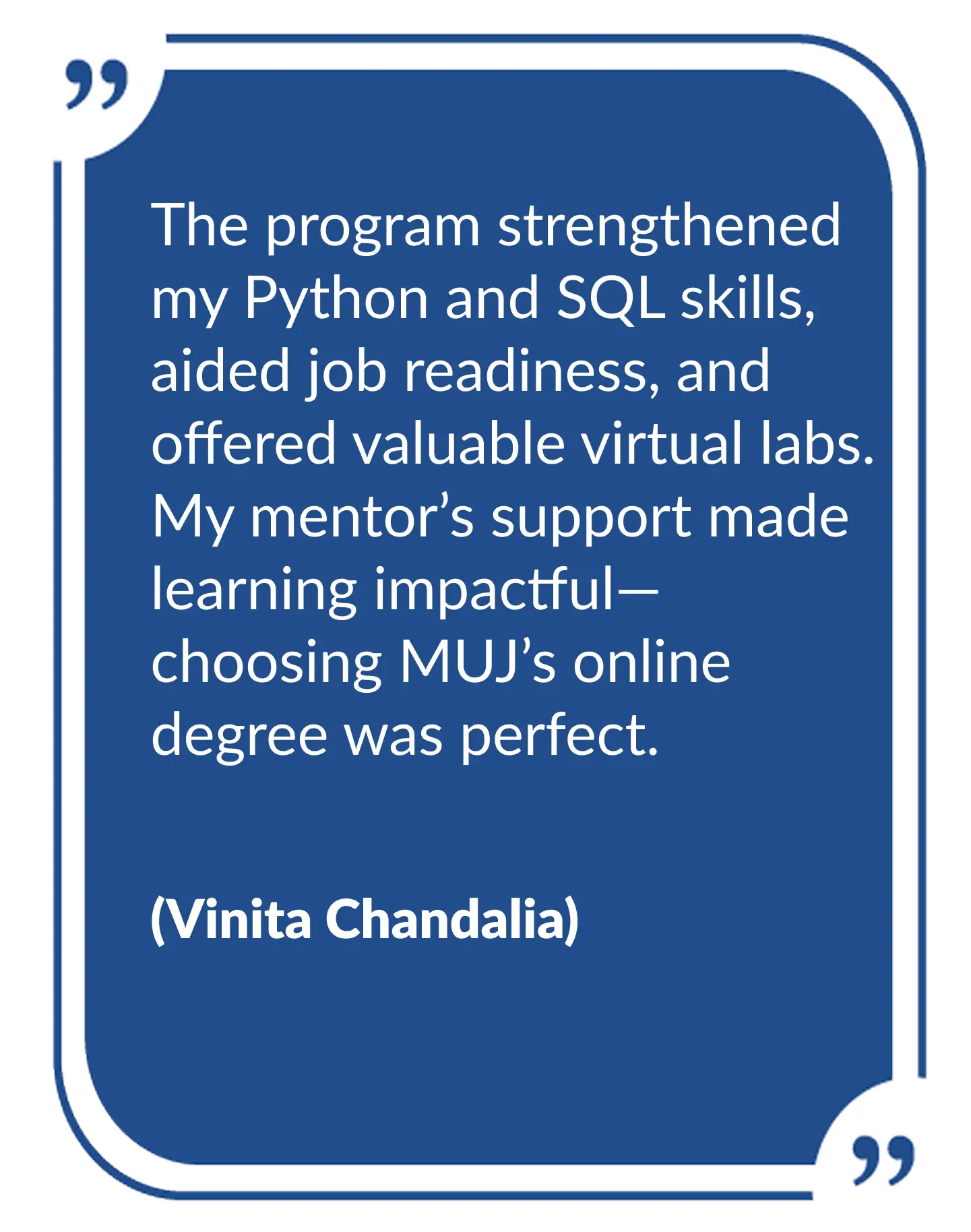 manipal online mca student testimonials