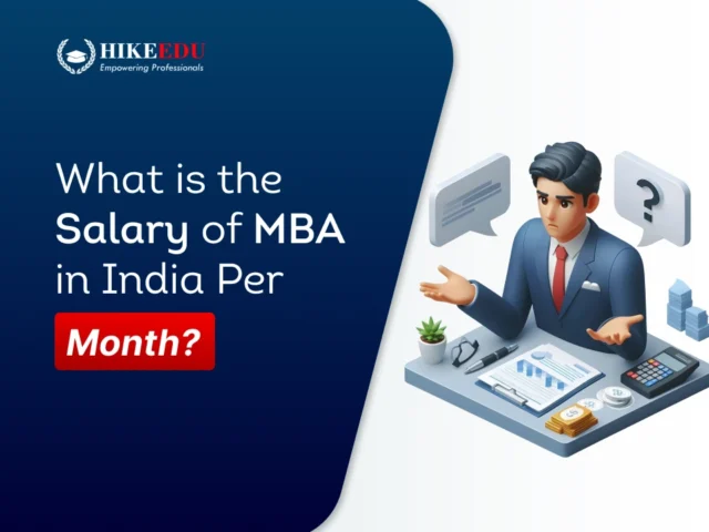 What is the Salary of MBA in India Per Month?