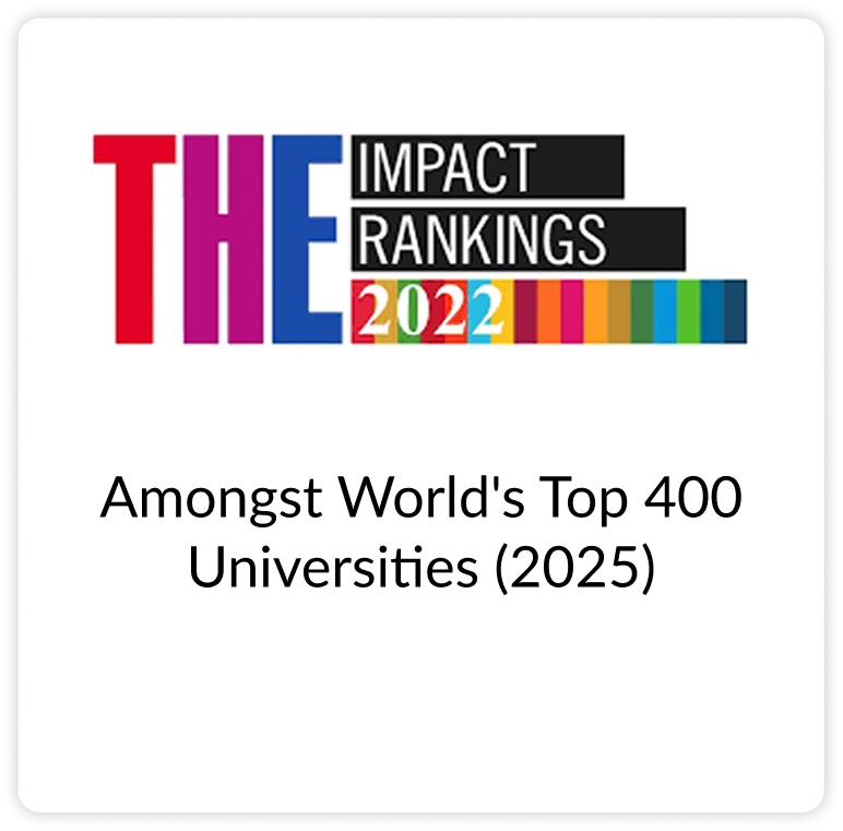 Amongst World's Top 400 Universities (2025)