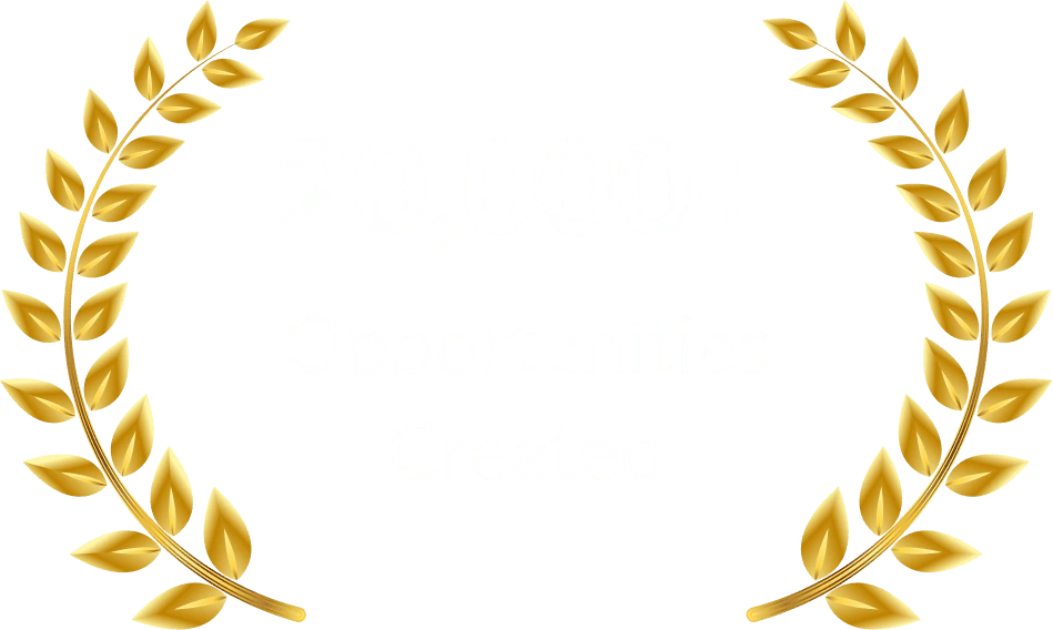 20,000+ Opportunities created