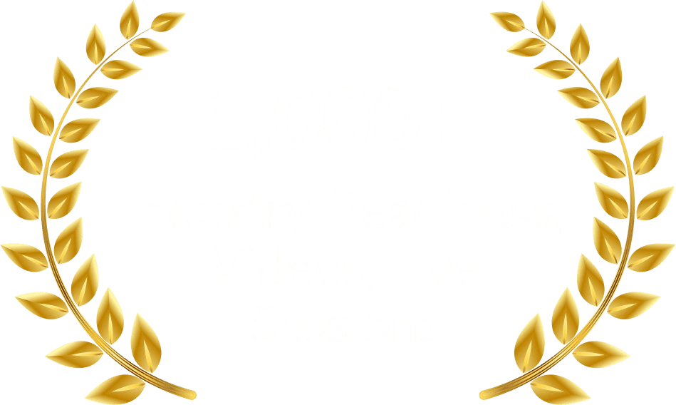 1,000+ Industry-readiness, videos, live sessions