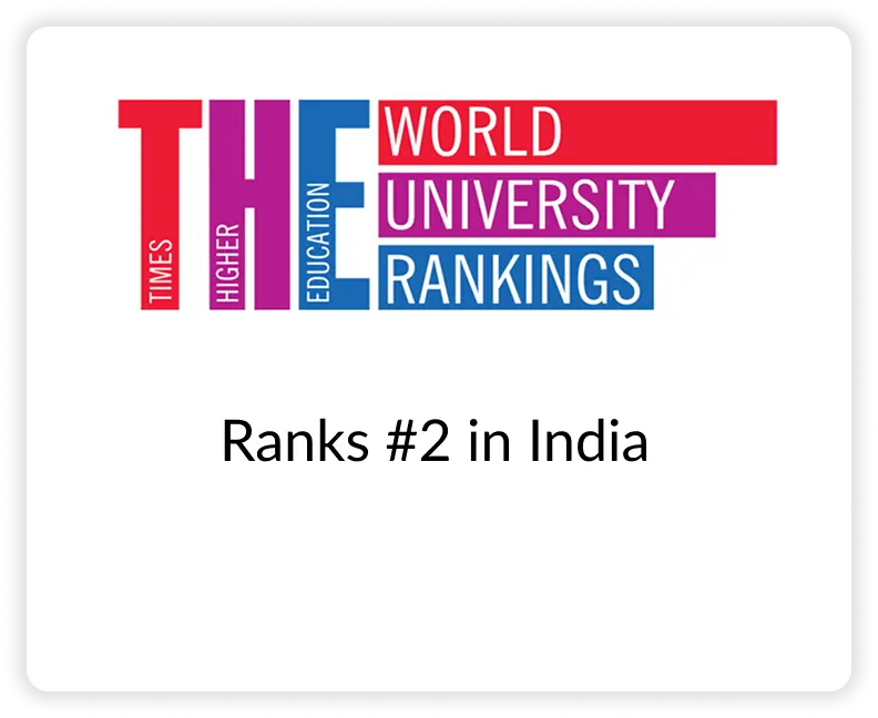 The World University Rankings 2024: Ranks #2 in India