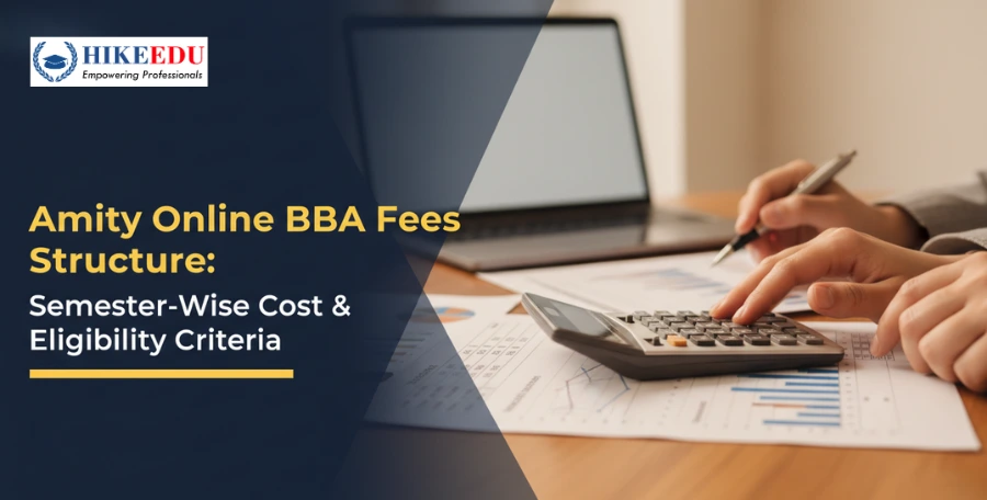 Amity Online BBA fees