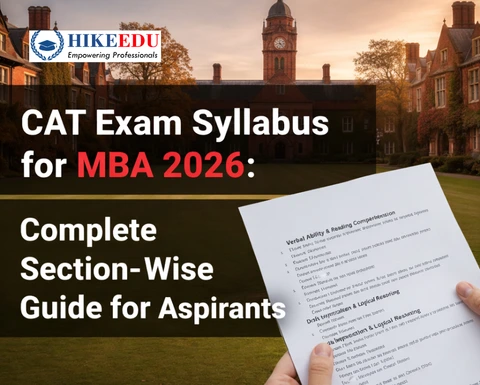 CAT Exam Syllabus for MBA 2026: Complete Section-Wise Guide for Aspirants 