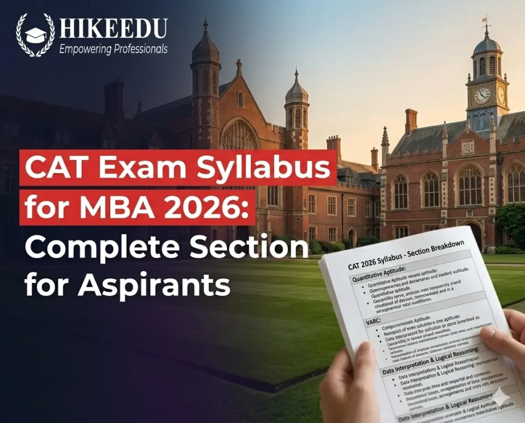 CAT Exam Syllabus for MBA 2026: Complete Section-Wise Guide for Aspirants